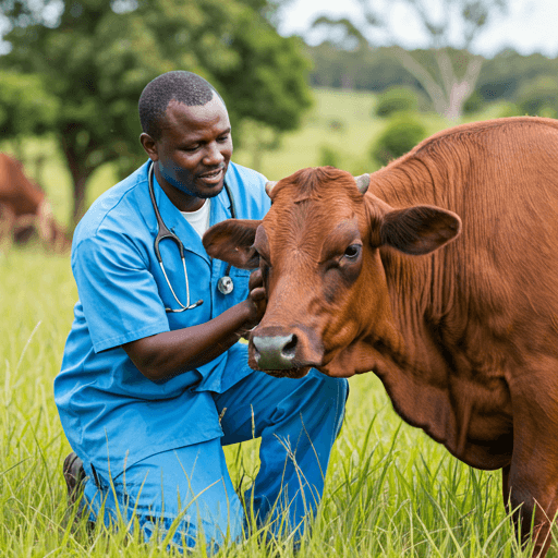 Mobile veterinary farm visit